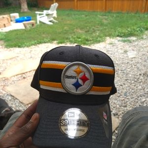 NFL Pittsburgh Steelers hat with headband strap
